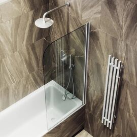 Шторка для ванны поворотная на монопетле Maybah Glass MGV-632-5 800х1400 мм стекло бесцветное_