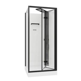 Душевая кабина Ceruttispa BELLA90B без крыши 90x90x215-225_