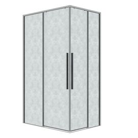 Душевое ограждение Grossman Galaxy 1/2.K33.01.80.10.02-1/2.K33.01.11L.10.02 80х110х195 см_