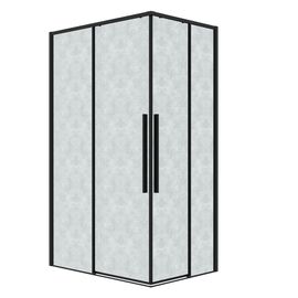 Душевое ограждение Grossman Galaxy 1/2.K33.01.80.21.02-1/2.K33.01.12L.21.02 80х120х195 см_