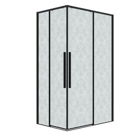 Душевое ограждение Grossman Galaxy 1/2.K33.01.12.21.02-1/2.K33.01.80L.21.02 120х80х195 см_