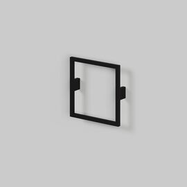 Ручка скоба La Fenice Cubo Nero черная 160 мм_
