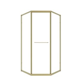 Душевой угол Timo TTSS-100/17C-8R 1000х1000х2000 профиль матовое золото стекло прозрачное 8 мм_