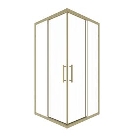 Душевой угол Timo TKSS-100/17C-8 1000х1000х2000 профиль матовое золото стекло прозрачное 8 мм_