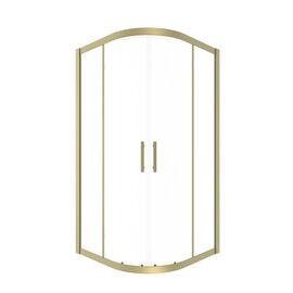 Душевой угол Timo TPSS-100/17C-8 1000х1000х2000 профиль матовое золото стекло прозрачное 8 мм_