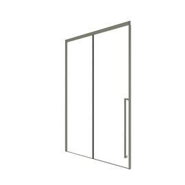 Душевая дверь Timo TDSS-130/13C-8R 1300х2000 профиль никель стекло прозрачное 8 мм_