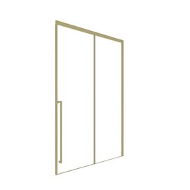 Душевая дверь Timo TDSS-120/17C-8L 1200х2000 профиль матовое золото стекло прозрачное 8 мм_