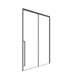 Душевая дверь Timo TDSS-120/03C-8L 1200х2000 профиль черный стекло прозрачное 8 мм_