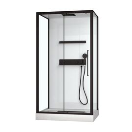 Душевая кабина Acquazzone Viktoria 120SL BLACK_