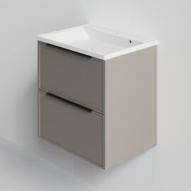 Тумба под раковину La Fenice SIMPLA Cappuccino TWIN бежевая 80_