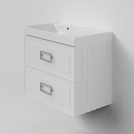 Тумба под раковину La Fenice Cubo Bianco TWIN белая 80_