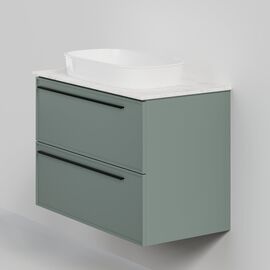 Тумба под раковину La Fenice Elba Grigio TWIN серо-зеленая 90_