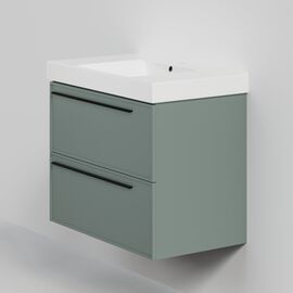 Тумба под раковину La Fenice Elba Grigio TWIN серо-зеленая 80_