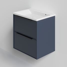 Тумба под раковину La Fenice SIMPLA Blu Grigio TWIN синяя 60_