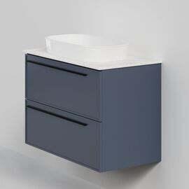 Тумба под раковину La Fenice Elba Blu Grigio TWIN синяя 90_