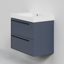 Тумба под раковину La Fenice Elba Blu Grigio TWIN синяя 80_