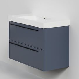 Тумба под раковину La Fenice Elba Blu Grigio TWIN синяя 100_