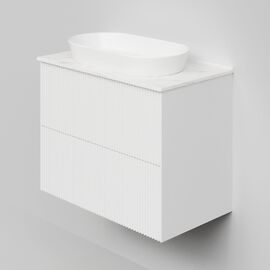 Тумба под раковину La Fenice La Fenice Terra Twin Bianco 80 см белая матовая_