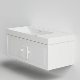 Тумба под раковину La Fenice Cubo Bianco белая 100_
