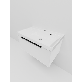 Тумба под раковину La Fenice SIMPLA Bianco белая 80_