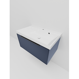 Тумба под раковину La Fenice SIMPLA Blu Grigio синяя 80_