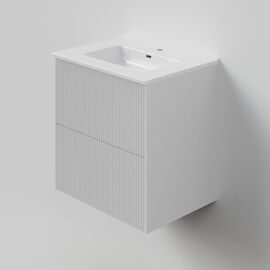 Тумба под раковину La Fenice La Fenice Terra Twin Bianco 60 см белая матовая_
