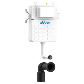 Смывной бачок скрытого монтажа ABBER AC0104 для приставного унитаза_