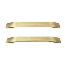 Ручки для чугунных ванн бронза антик скобообразные Delice серия Elite, комплект 2 шт_