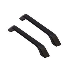 Ручки для чугунных ванн черные матовые скобообразные Delice серия Elite, комплект 2 шт_