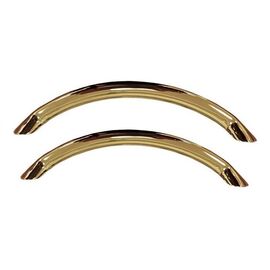 Ручки для чугунных ванн золото дугообразные Delice серия Elite, комплект 2 шт_