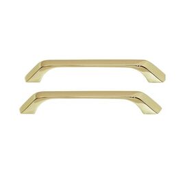 Ручки для чугунных ванн золото скобообразные Delice серия Elite, комплект 2 шт_