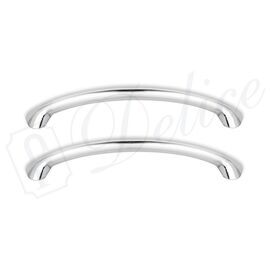 Ручки для чугунных ванн дугообразные хром Delice серия Elite, комплект 2 шт_