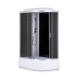 Душевая кабина Taliente TA-12080G(L) 120х80х215 см асимметричная левая тонированная, Стекло: Тонированное, Установка: Левая_