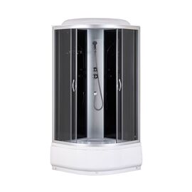 Душевая кабина Taliente TA-8080G 80х80х215 см четверть круга тонированная, Размер: 80х80, Стекло: Тонированное_