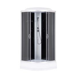 Душевая кабина Taliente TA-9091G 90х90х215 см четверть круга тонированная средний поддон, Стекло: Тонированное_