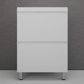 Тумба напольная Style Line Манхэттен 60 под раковину ASTI 60 2 ящика белый матовый_