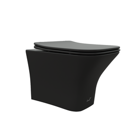 Унитаз подвесной Cerutti SPA VETTORE Aria MB матовый черный CT7506_