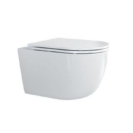 Унитаз подвесной безободковый с сиденьем CEZARES RELAX CZR-3806-53-TH-TOR/SC_