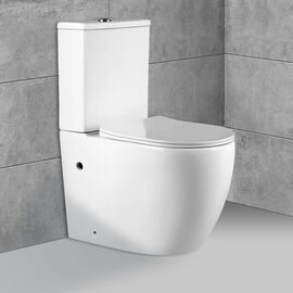 Унитаз-компакт Vincea Evo VT2-34 безободковый белый Geberit ультратонкое сиденье soft-close P-trap_