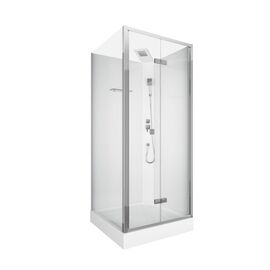 Кабина душевая без крыши Ceruttispa BELLA90T 90x90x215-225_