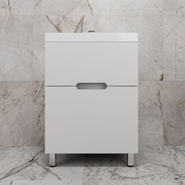 Тумба напольная Style Line Матис ЛС-00002442 70 под ASTI 70 2 ящика белый матовый эмаль_