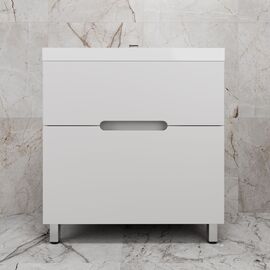 Тумба напольная Style Line Матис ЛС-00002443 80 под ASTI 80 2 ящика белый матовый эмаль_
