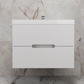 Тумба подвесная Style Line Матис ЛС-00002446 80 под ASTI 80 2 ящика белый матовый эмаль_