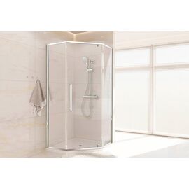 Душевое уголок Royal Bath FATO RB 90TR-T-CH 90х90х200 прозрачное стекло_