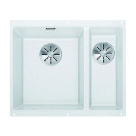 Кухонная мойка Blanco SUBLINE 340/160-U белый 523552 чаша слева_