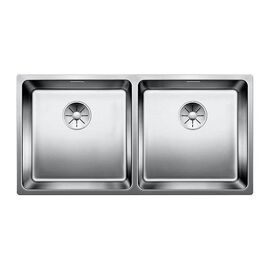 Кухонная мойка Blanco ANDANO 400/400-U нержавеющая сталь 522987_