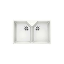 Кухонная мойка Blanco VILLAE Double глянцевый белый 525164_