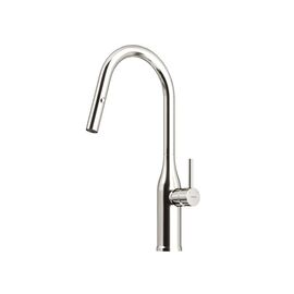 Смеситель для кухни Sancos Grand с вытяжным изливом нержавеющая сталь SC4002BNG_