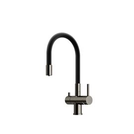Смеситель для кухни Sancos Lucia вороненая сталь SC4004GG_