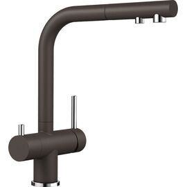 Смеситель для кухни Blanco FONTAS-S II кофе 525205 с подключением фильтра и выдвижной лейкой_